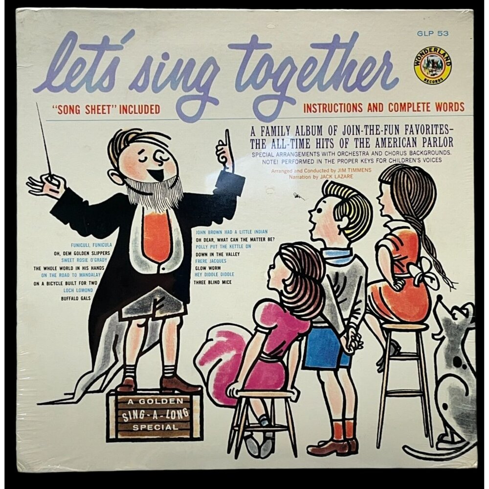 Let's Sing Together Childrens Golden Sing Along Special Vinyl LP SEALED 1977